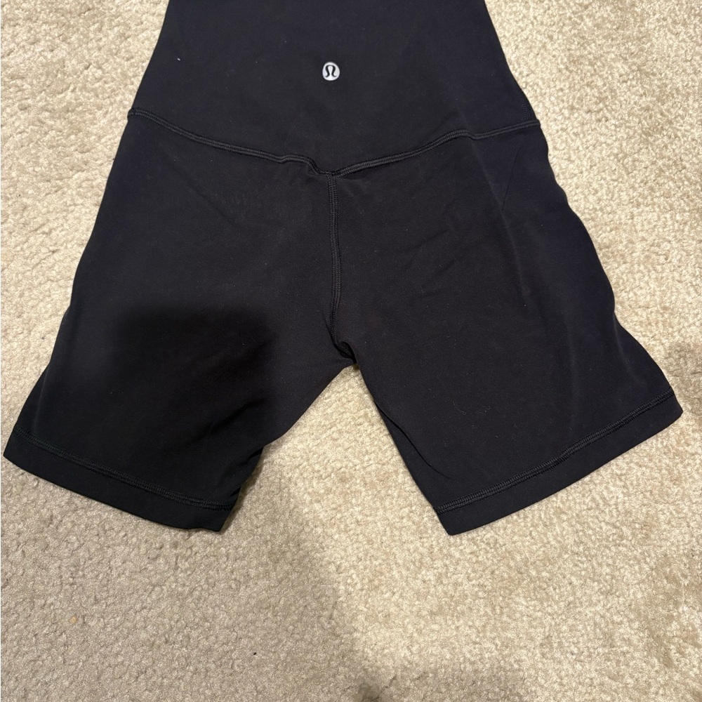 Lululemon Athletica Black Bike Shorts Lightweight Athletic Wear